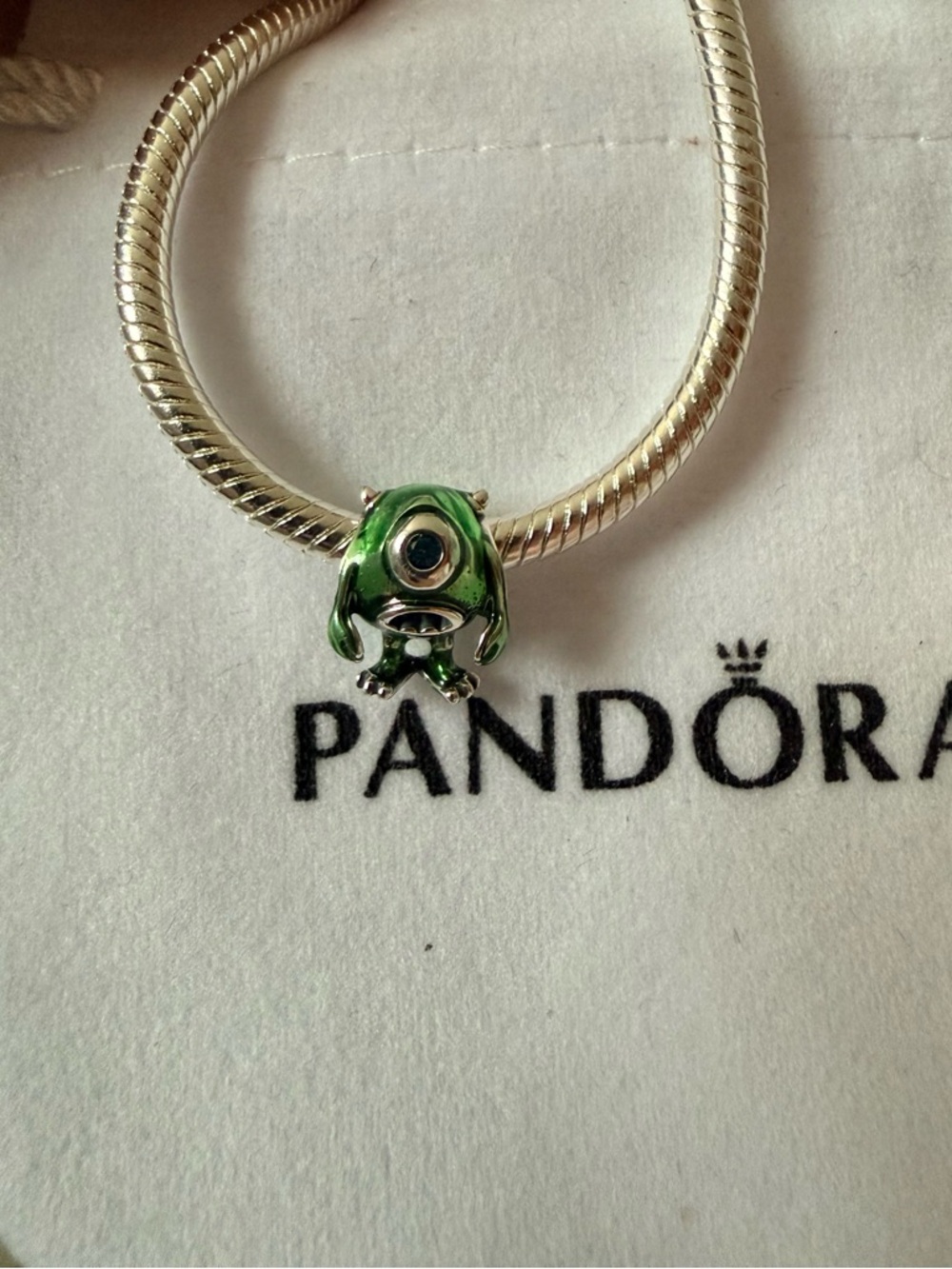 Pandora Green Mike Wazowski Charm